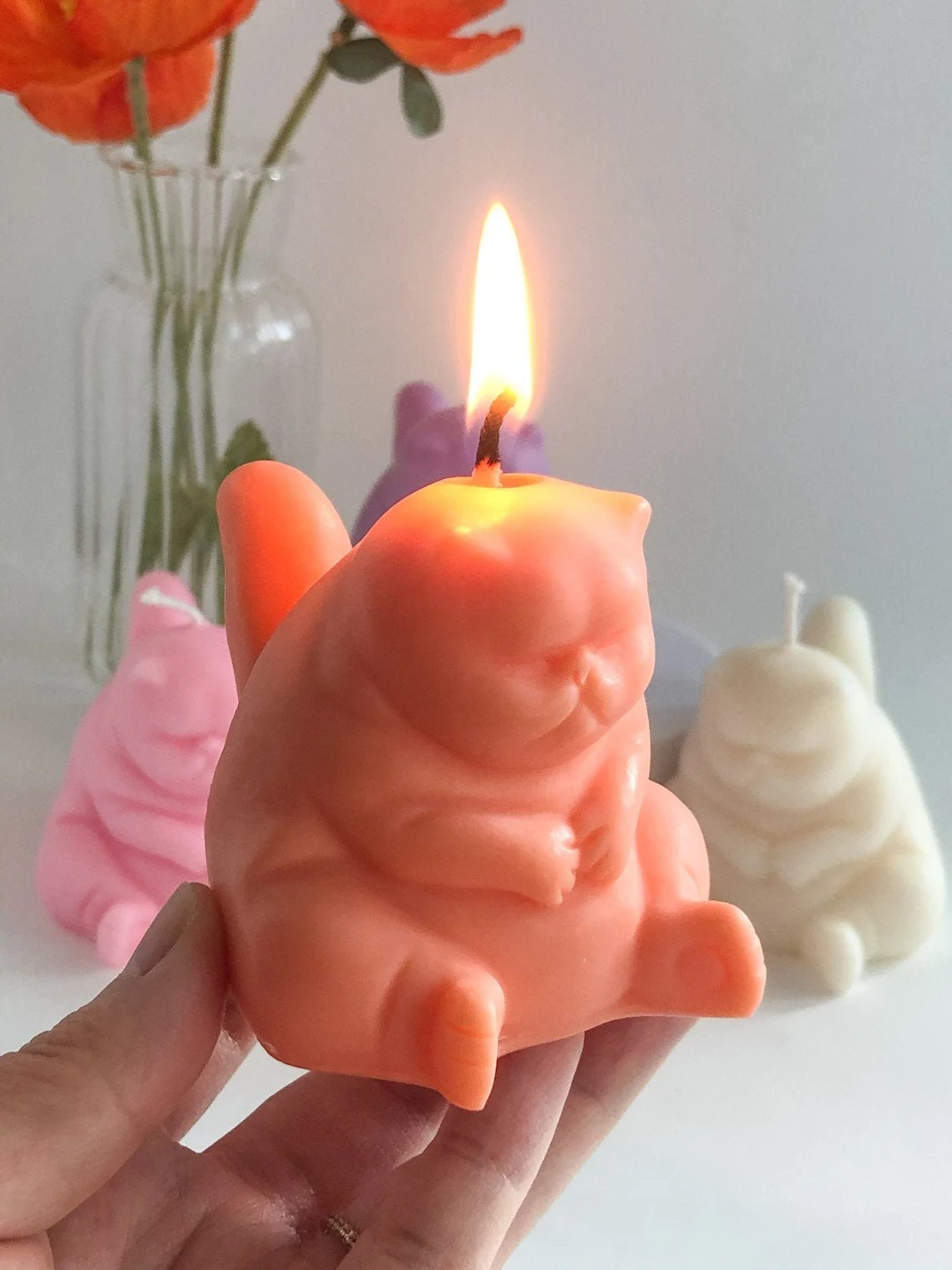 Grumpy Cat Candle in Multiple Colors