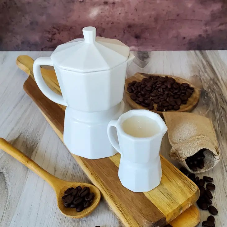 Cuban Coffee Pot Candle Small