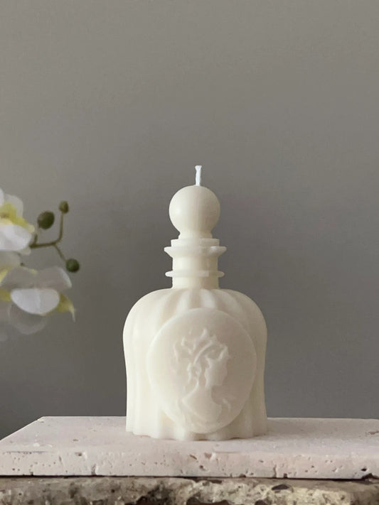 Perfume Bottle Candle in Multiple Colors