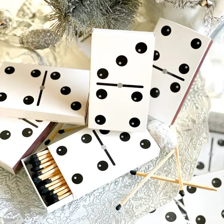 Dominos Matches Set of 2 Matchboxes
