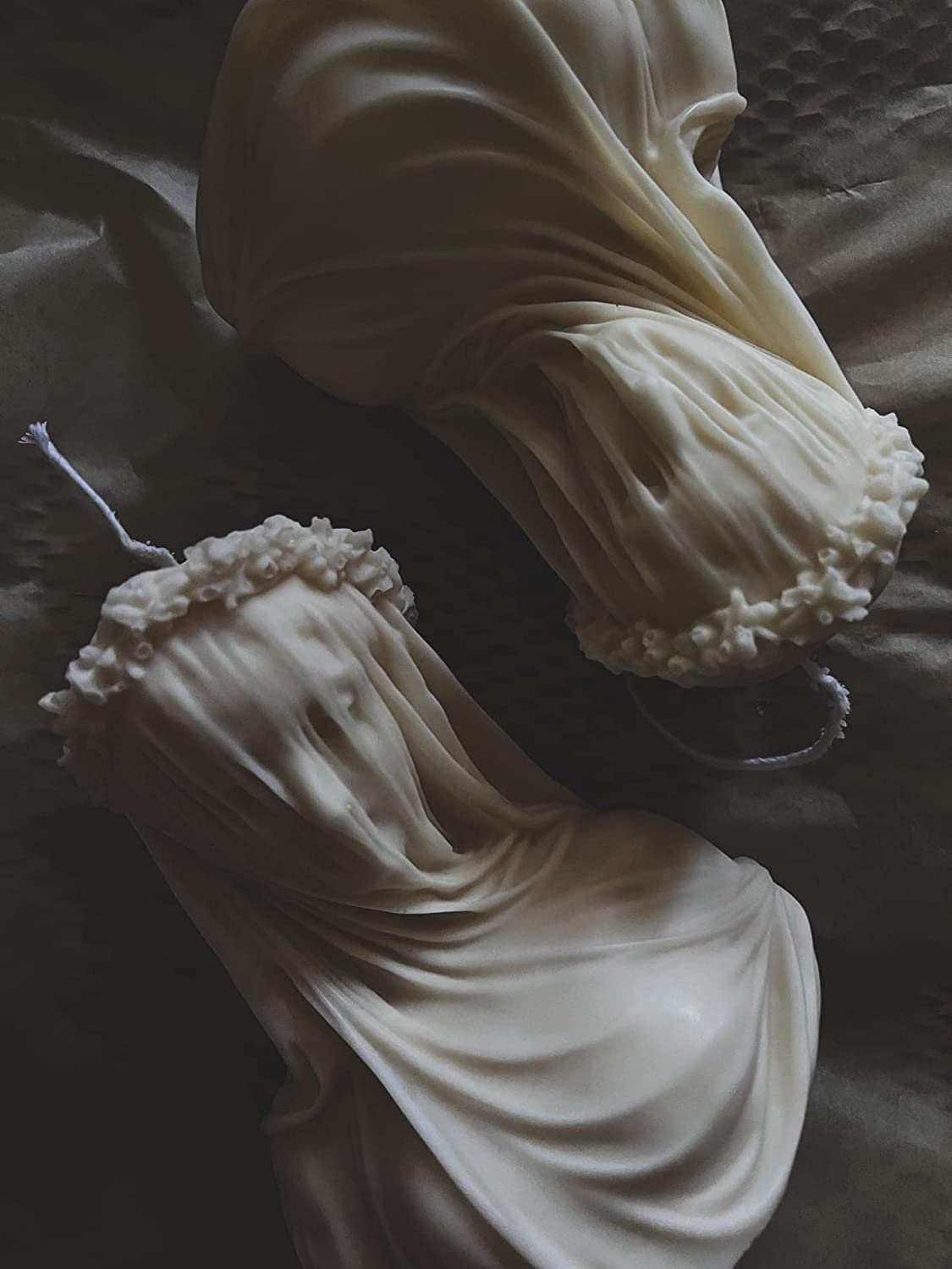 Small Veiled Lady Candle In Multiple Colors
