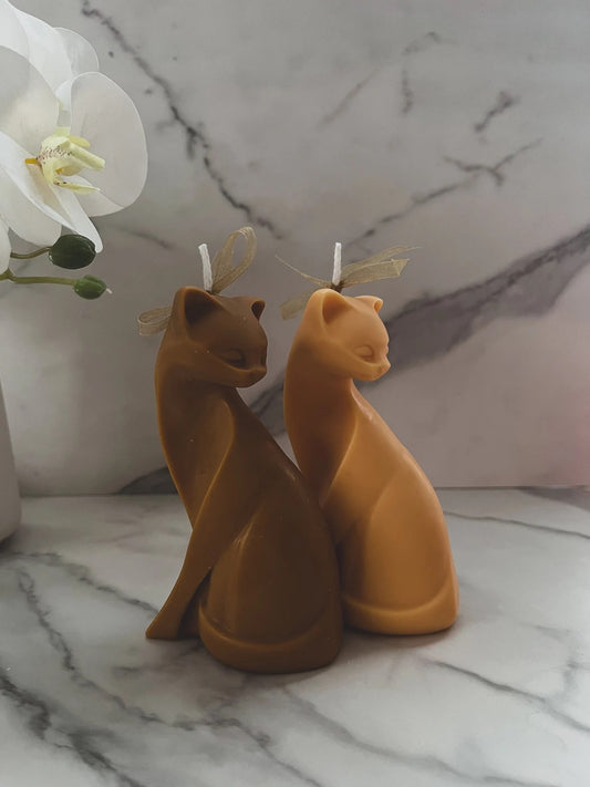 MCM Regency Cat Candle in Brown