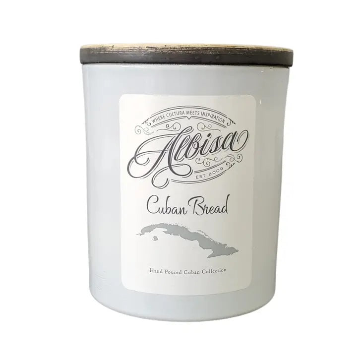 Glass Jar Candle Cuban Bread