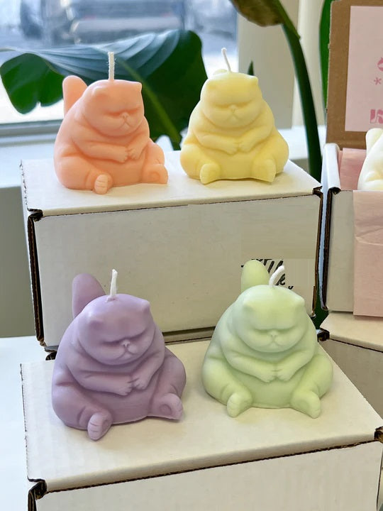 Grumpy Cat Candle in Multiple Colors