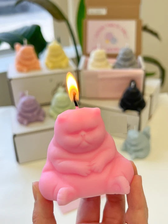 Grumpy Cat Candle in Multiple Colors