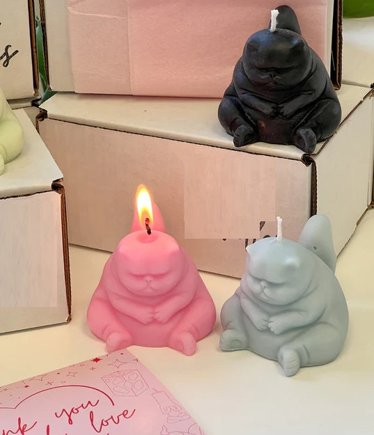 Grumpy Cat Candle in Multiple Colors
