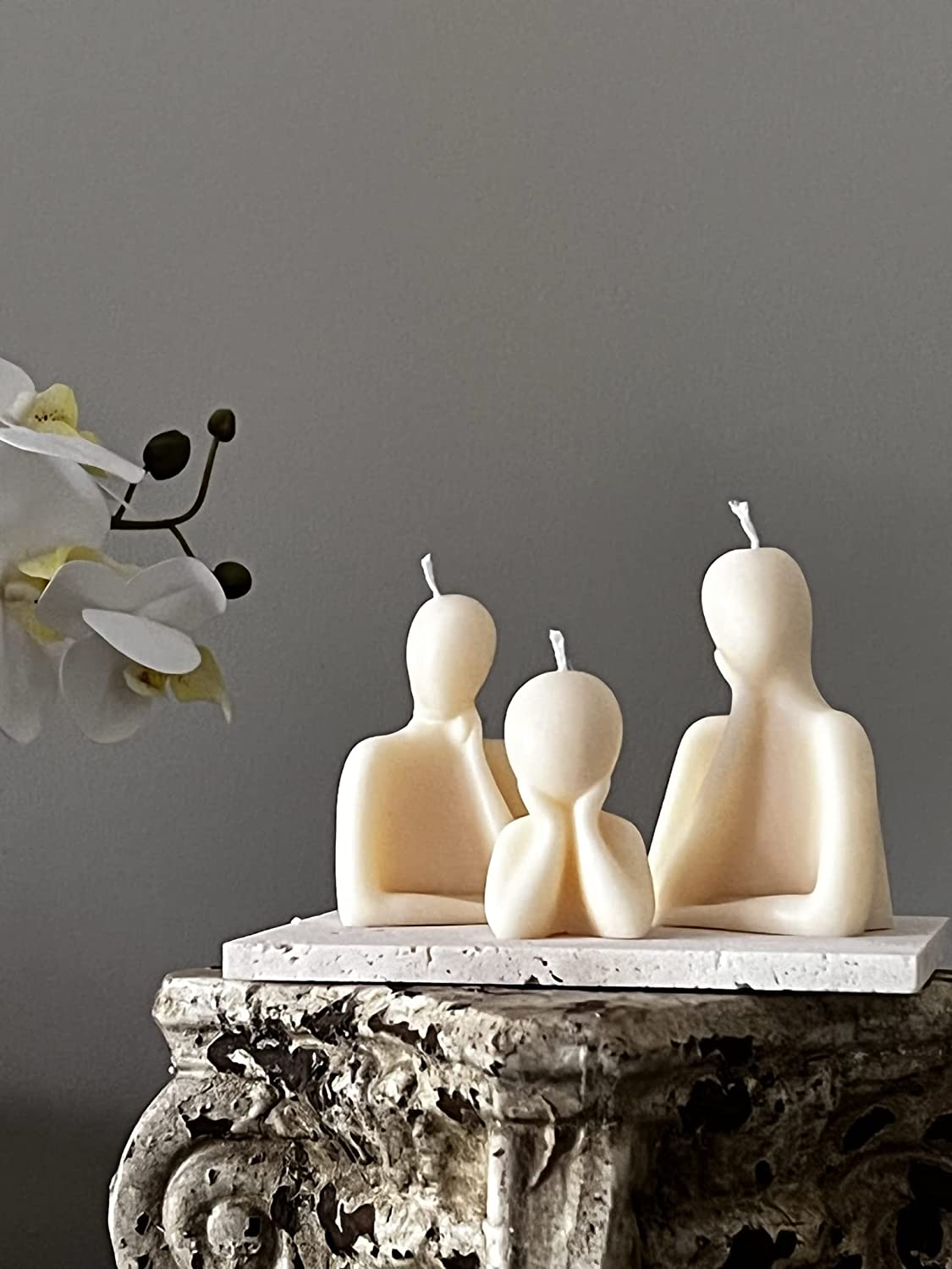 Parents and Child Candle in Multiple Colors