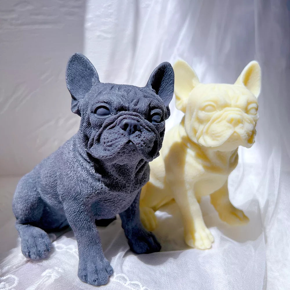 French Bulldog Candle Large
