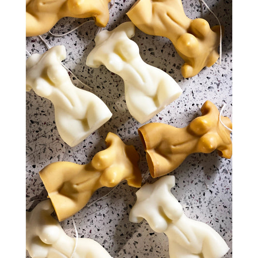 Small Yoga Body Candle in Caramel