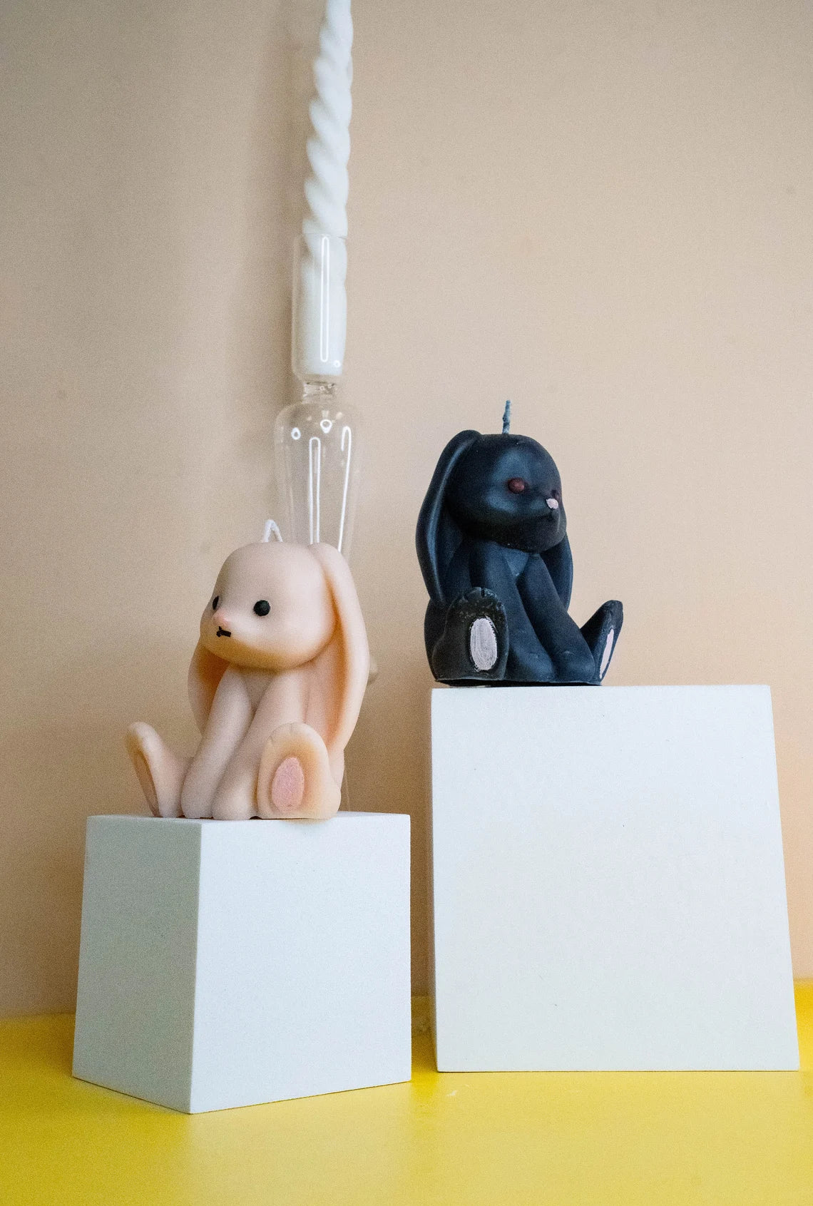 Cute Little Bunny Pet Candle in Multiple Colors