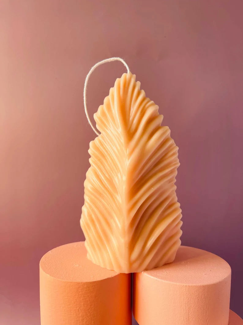 Romantic Sculpted Candle Gift Set in Pink and Nude Color