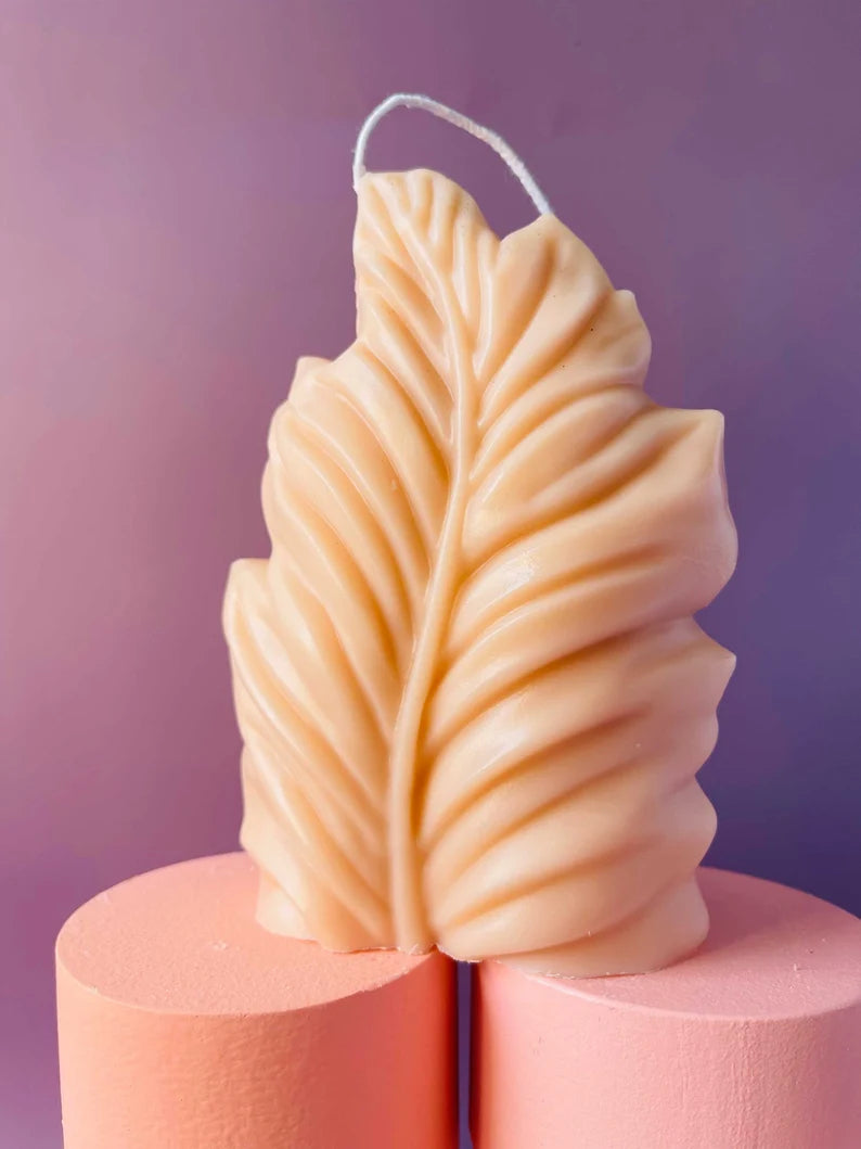 Romantic Sculpted Candle Gift Set in Pink and Nude Color