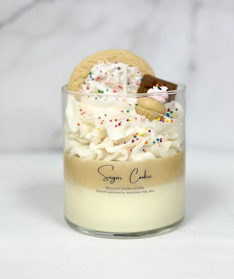 Sugar Cookie Glass Jar Candle