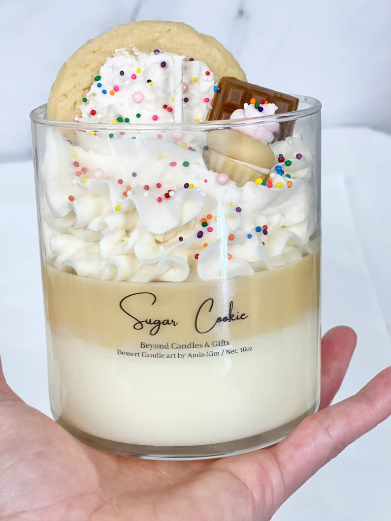 Sugar Cookie Glass Jar Candle