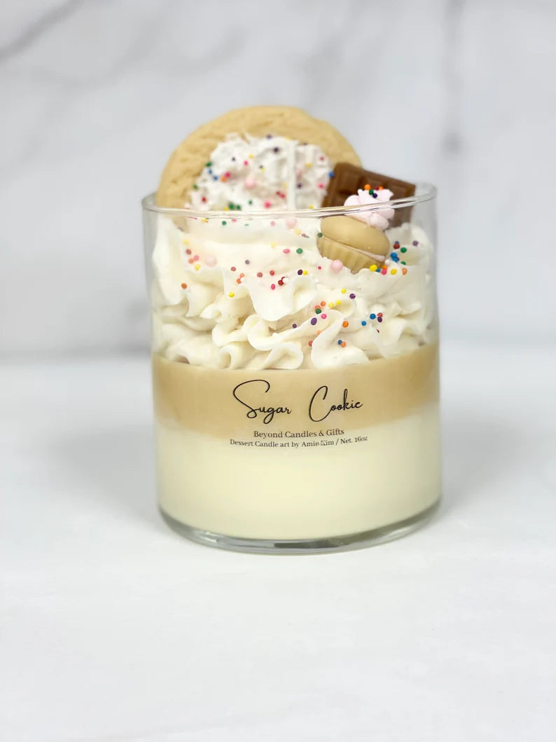 Sugar Cookie Glass Jar Candle