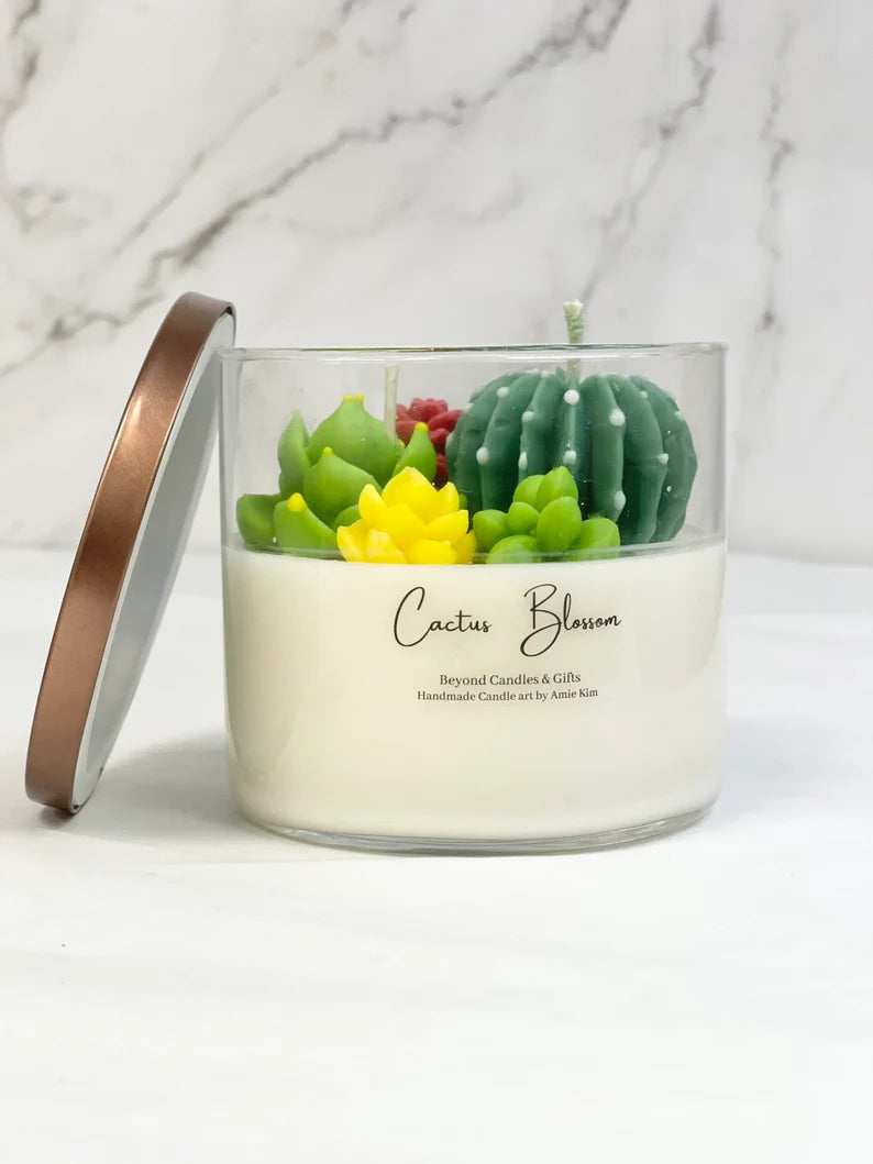 Cactus Zen Small Glass Jar Candle