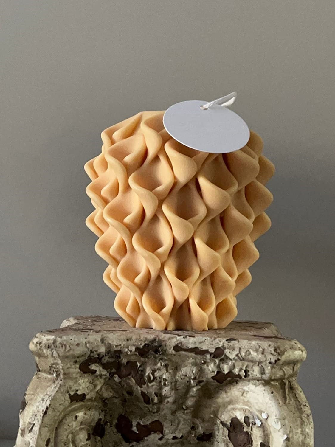 Sculptural Pinecone Candle in Multiple Colors