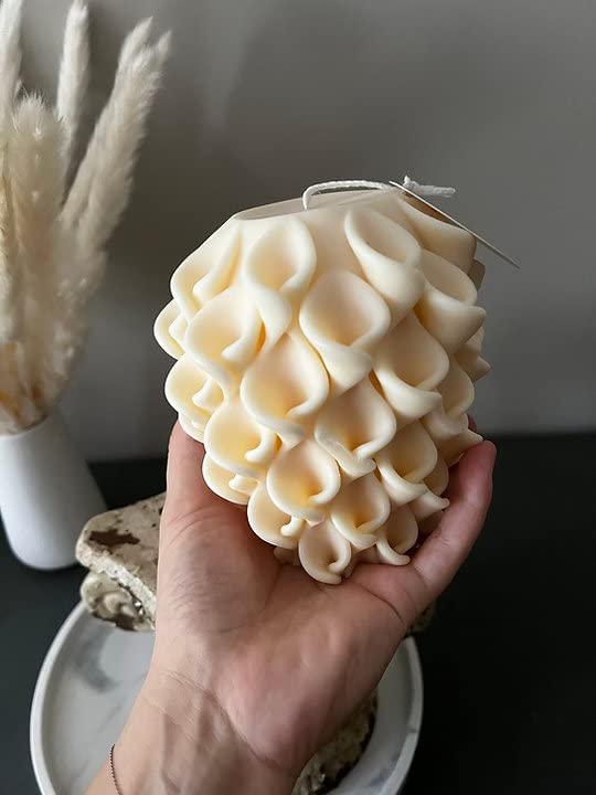 Sculptural Pinecone Candle in Multiple Colors