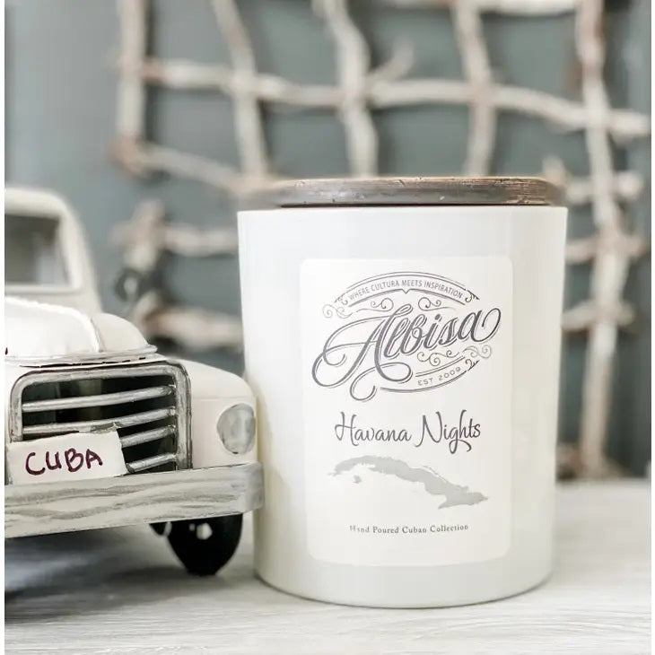 Glass Jar Candle Havana Nights