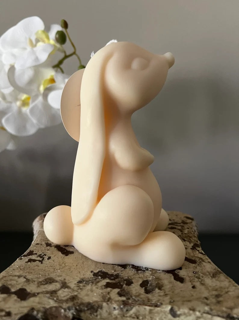 Cute Bunny Gift Candle in Multiple Colors