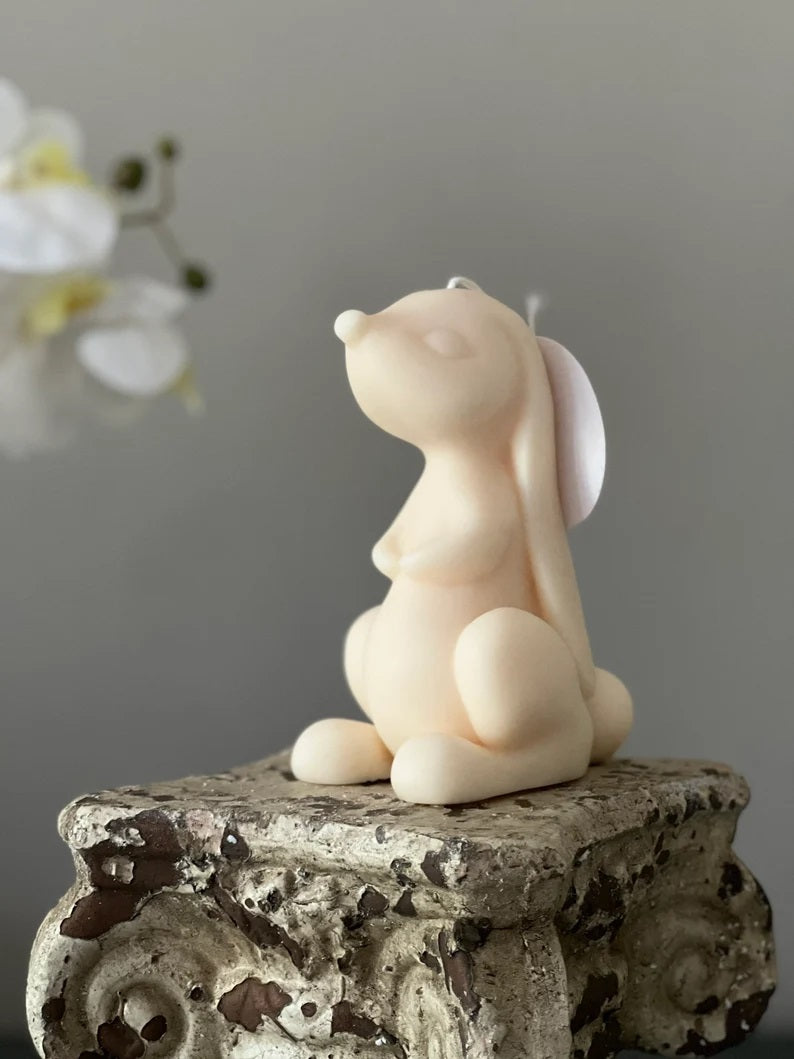 Cute Bunny Gift Candle in Multiple Colors