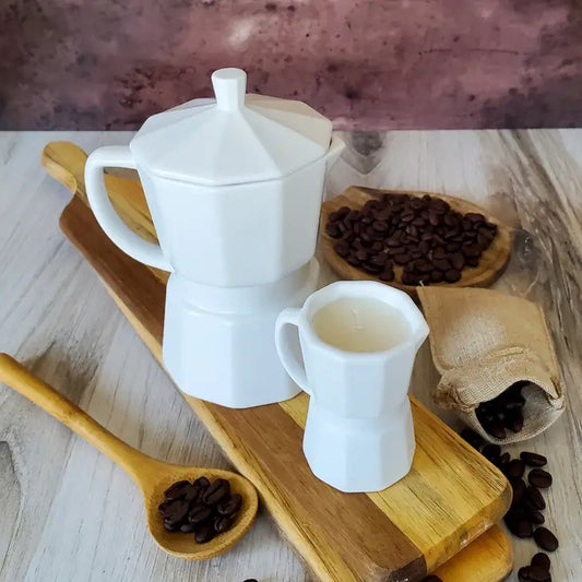 Cuban Coffee Pot Candle Small