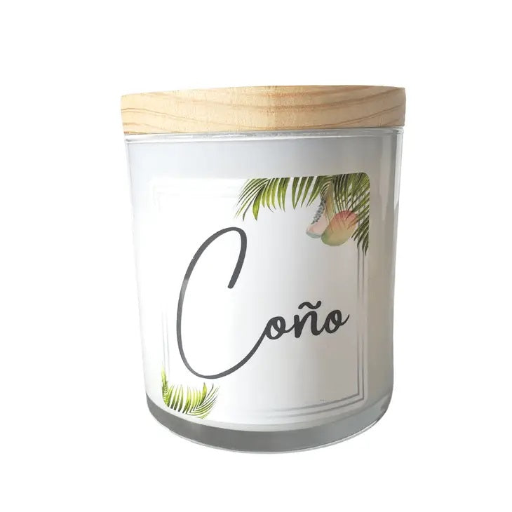 Glass Jar Candle Coño