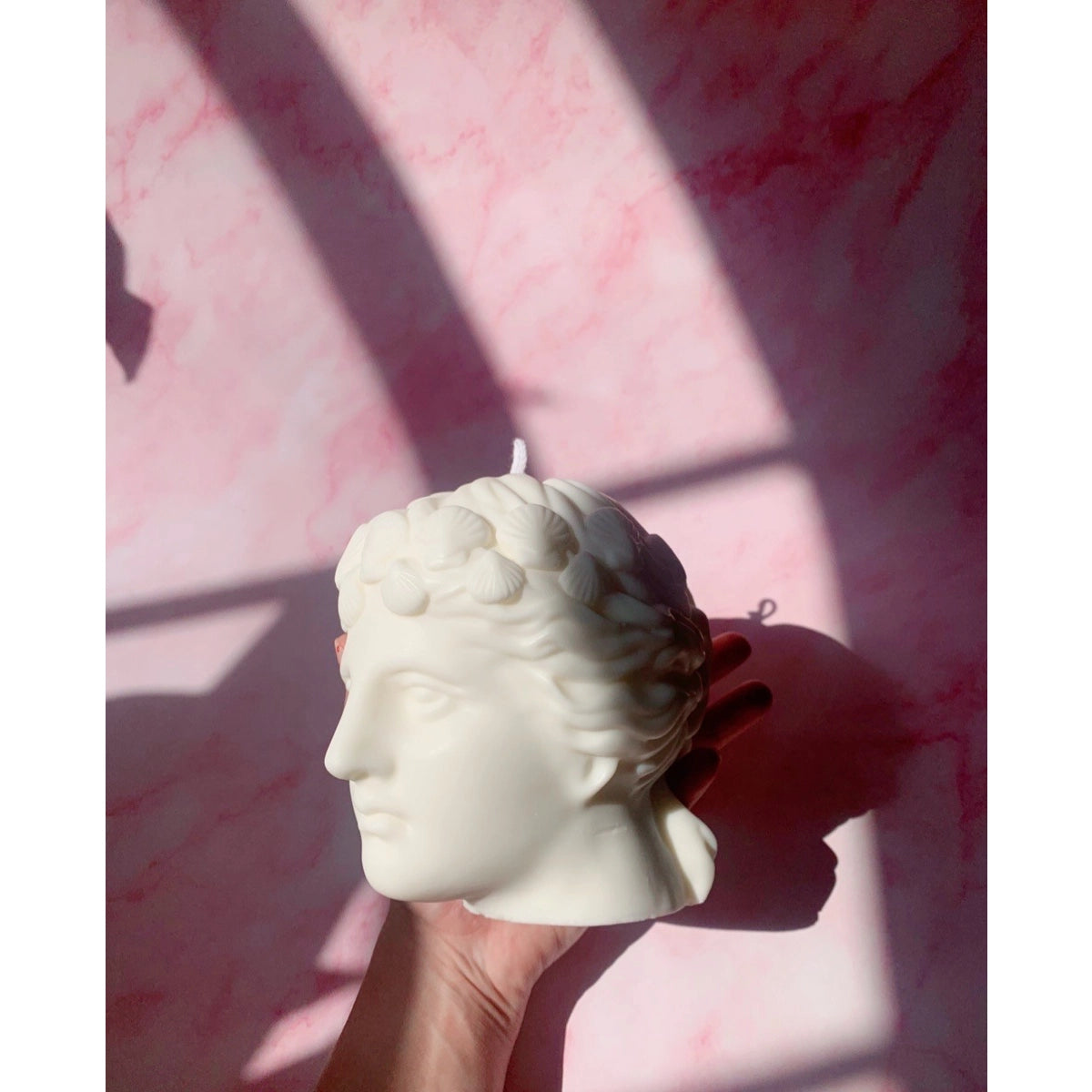 Greek Head Candle
