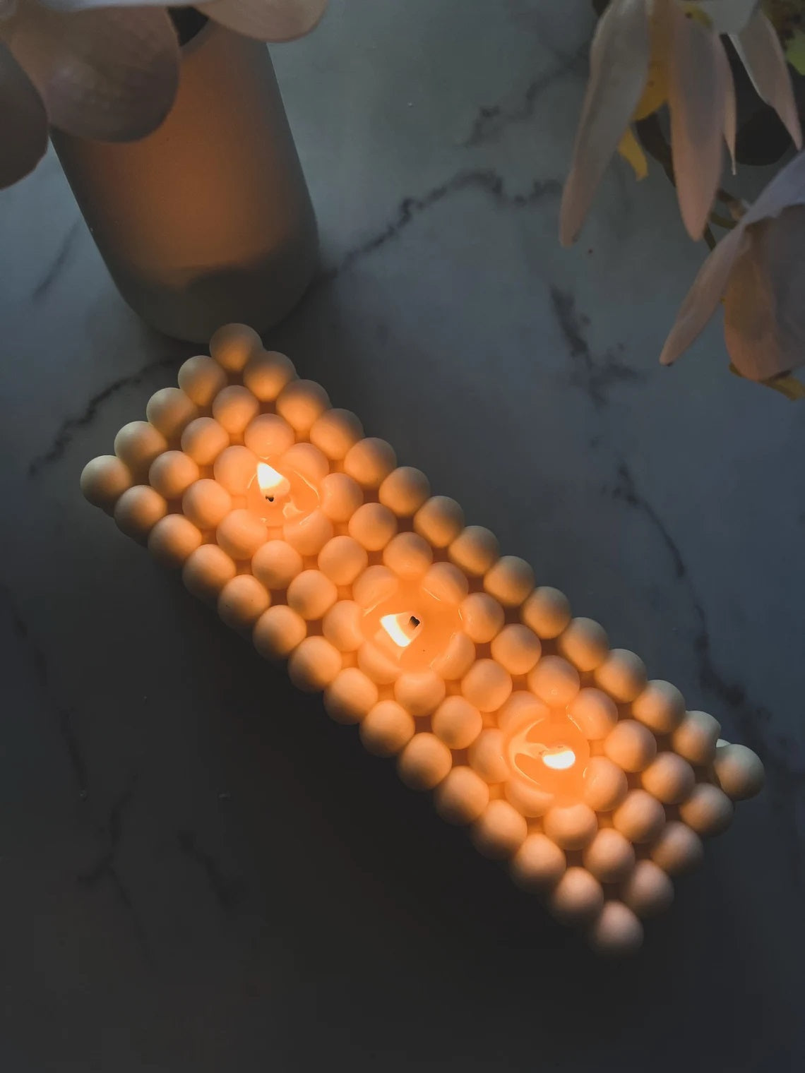 Large Bubble Sculpture Candle in Multiple Colors