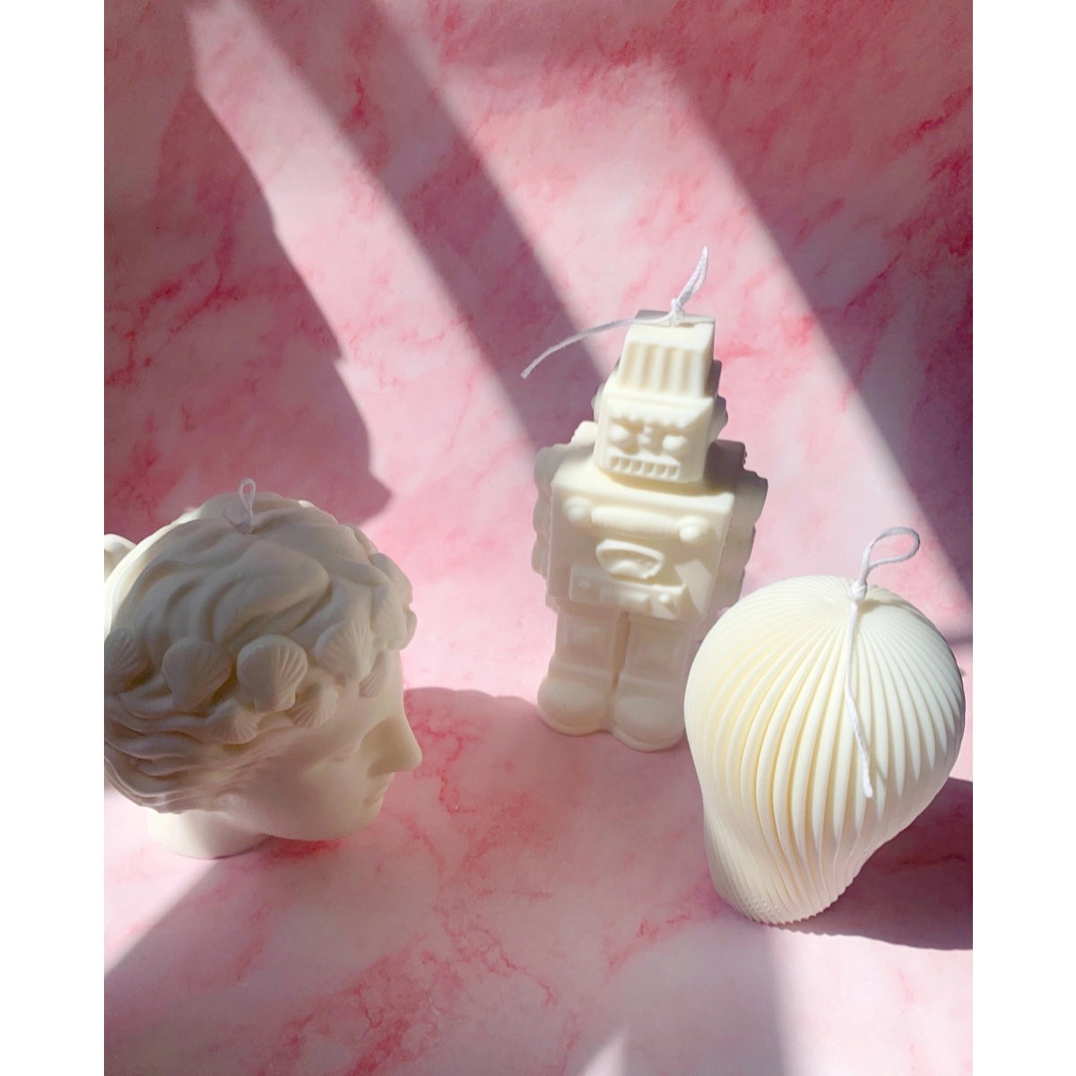 Greek Head Candle