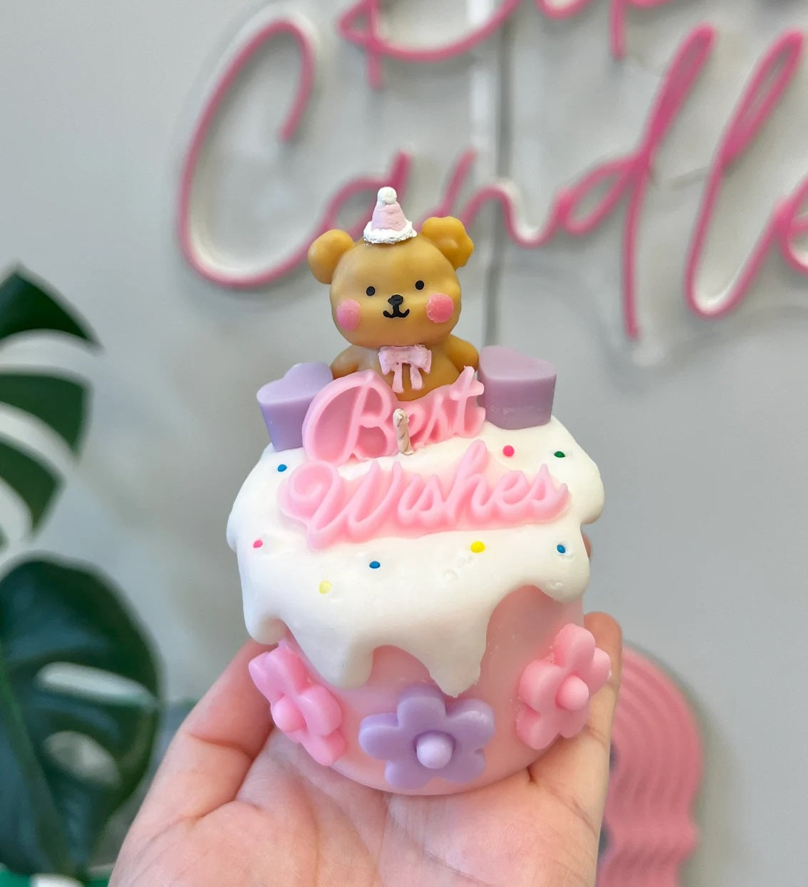 Happy Birthday Mini Cake with Little Bear