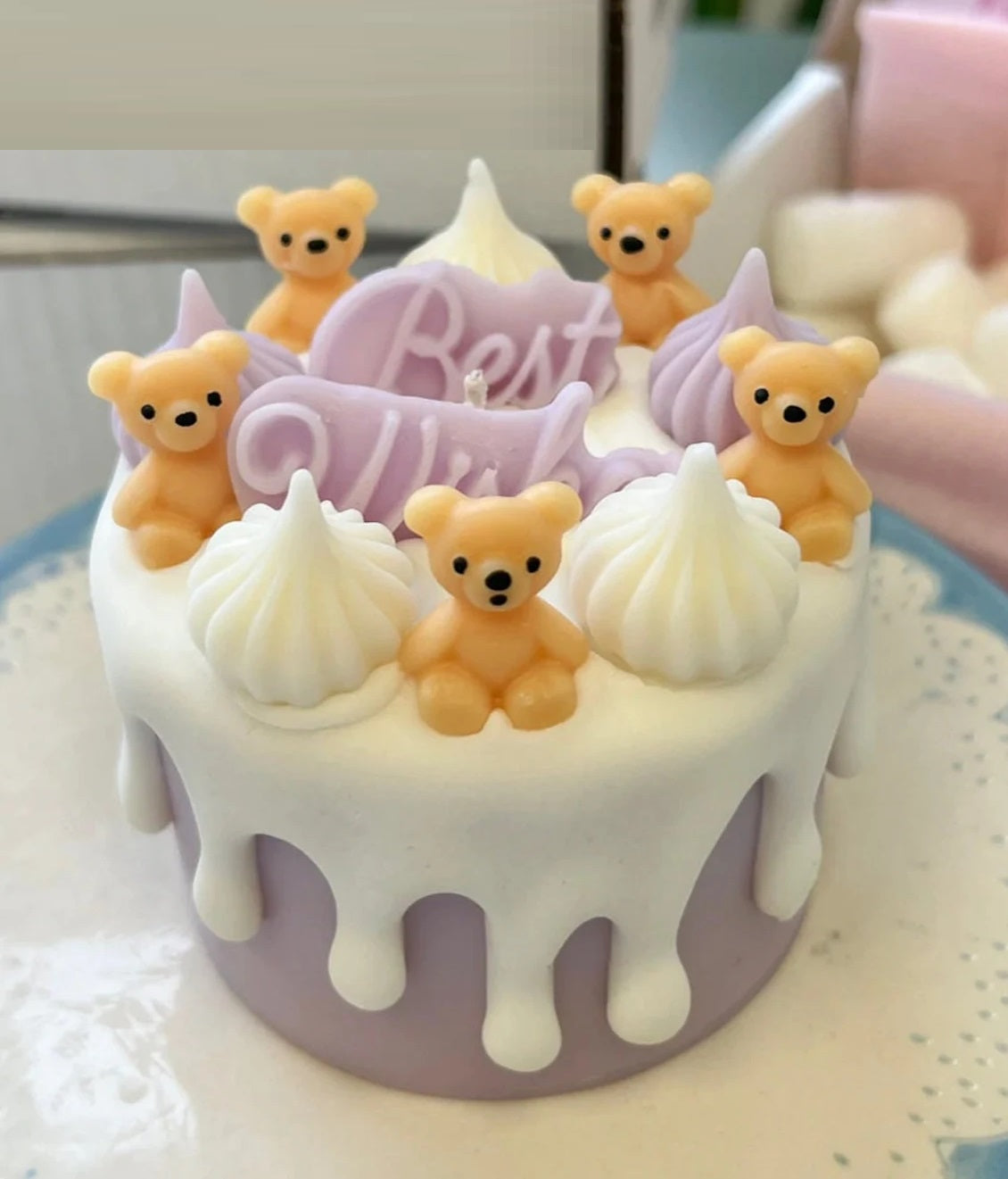 Best Wishes Cake with Little Bears