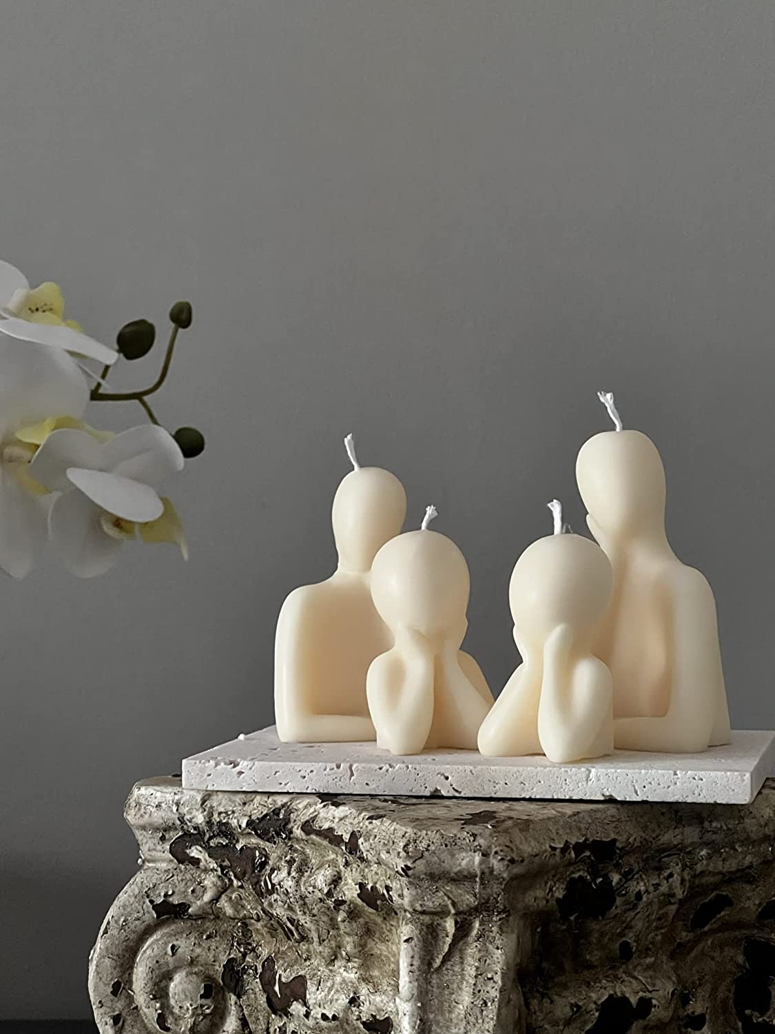 Parents and Child Candle in Multiple Colors