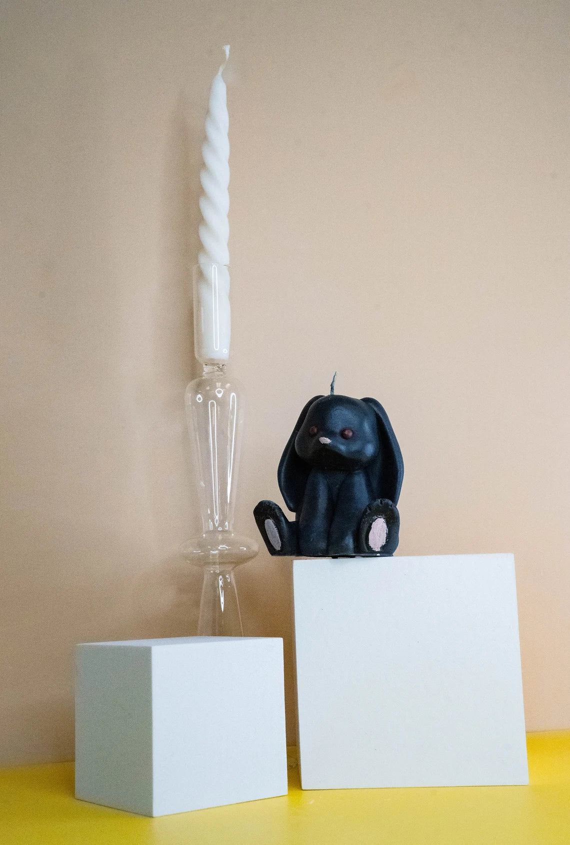 Cute Little Bunny Pet Candle in Multiple Colors