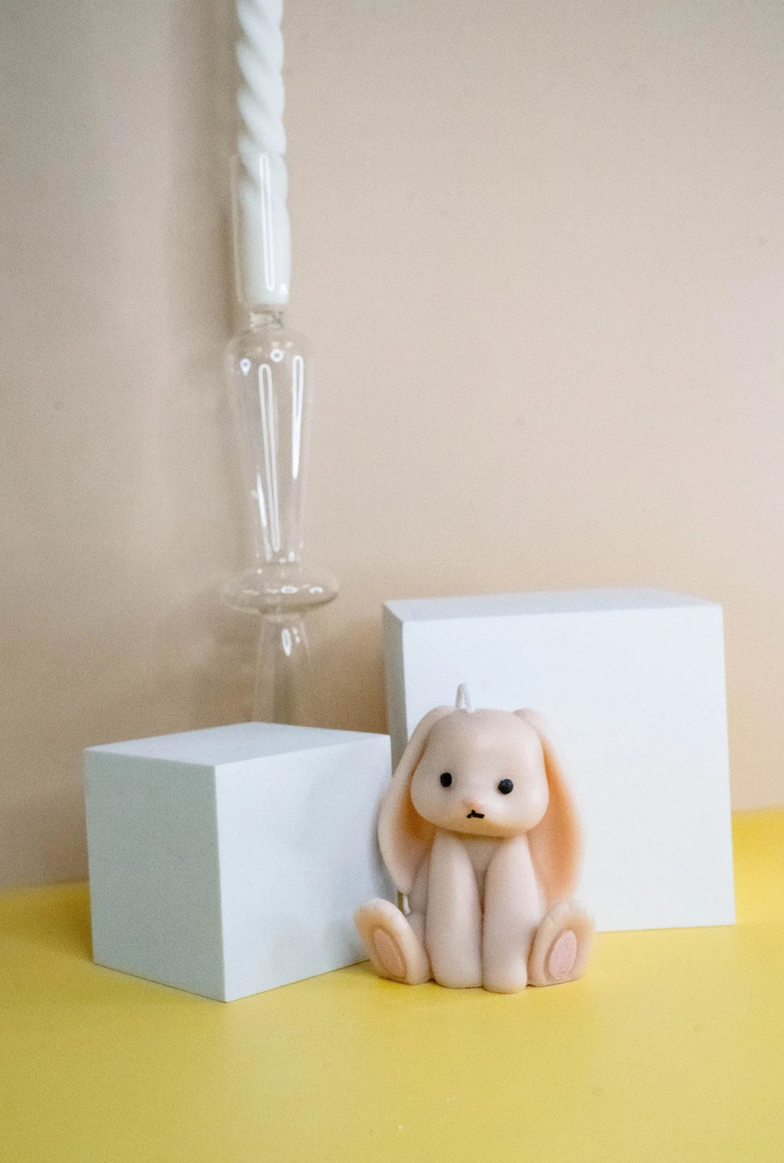 Cute Little Bunny Pet Candle in Multiple Colors