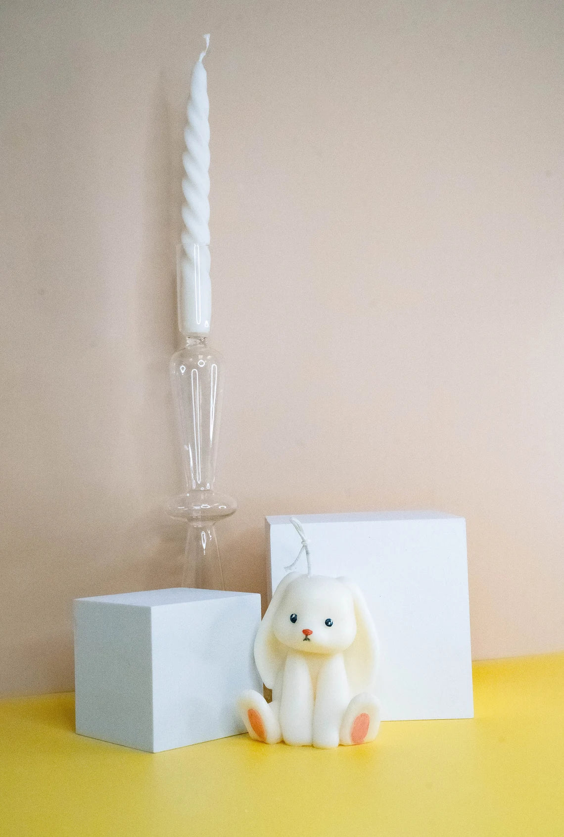 Cute Little Bunny Pet Candle in Multiple Colors