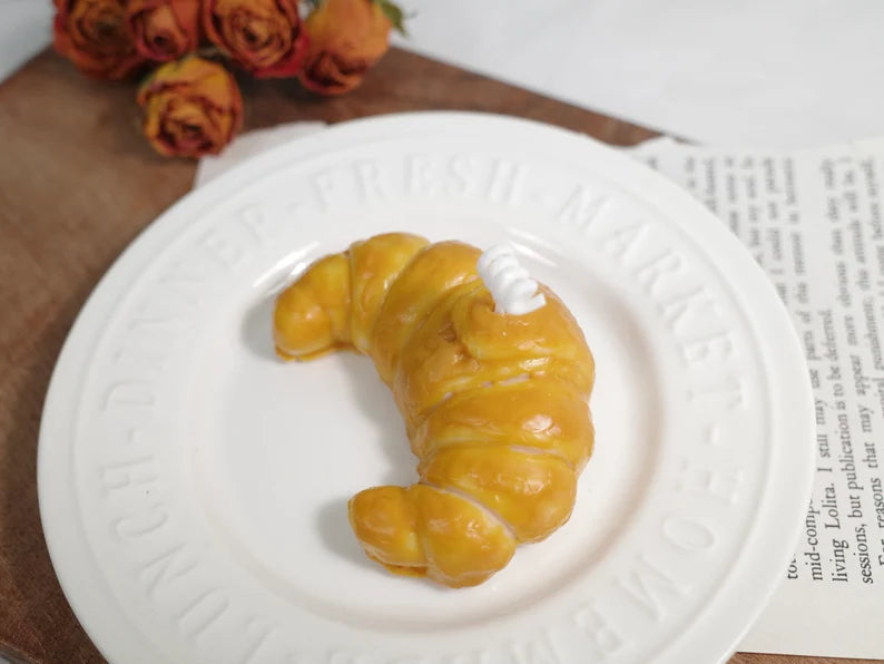 Set of Two Croissants Candles